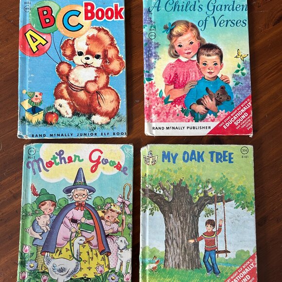 Rand McNally Other - 4 Vintage Rand McNally Junior Elf Books